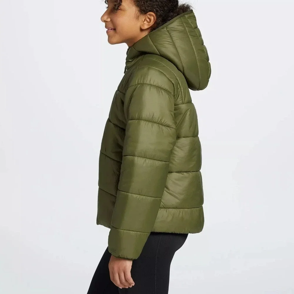 DSG DICKS SPORTING GOODS INSULATED WINTER COAT Girl's Size‎ XL 16 INKY OLIVE